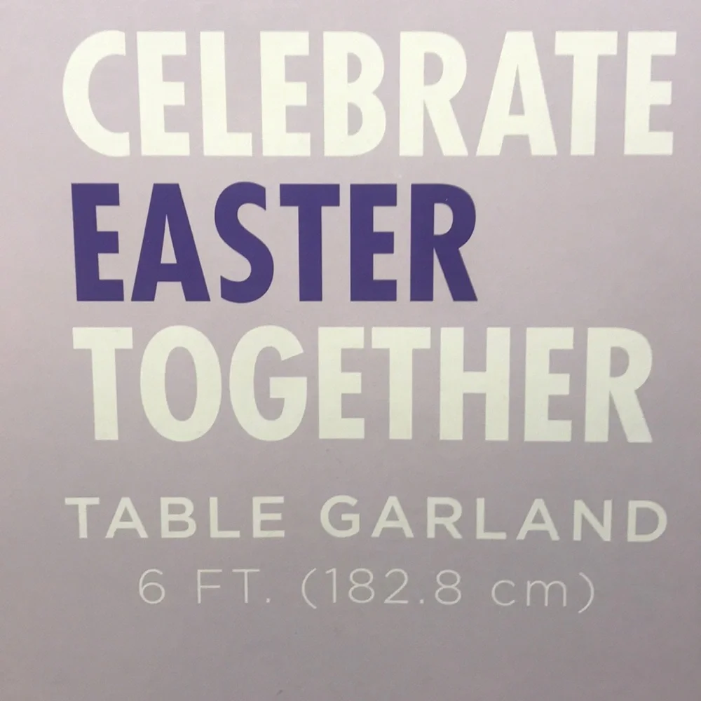 EASTER Table Garland 6 ft. (182.8 cm)